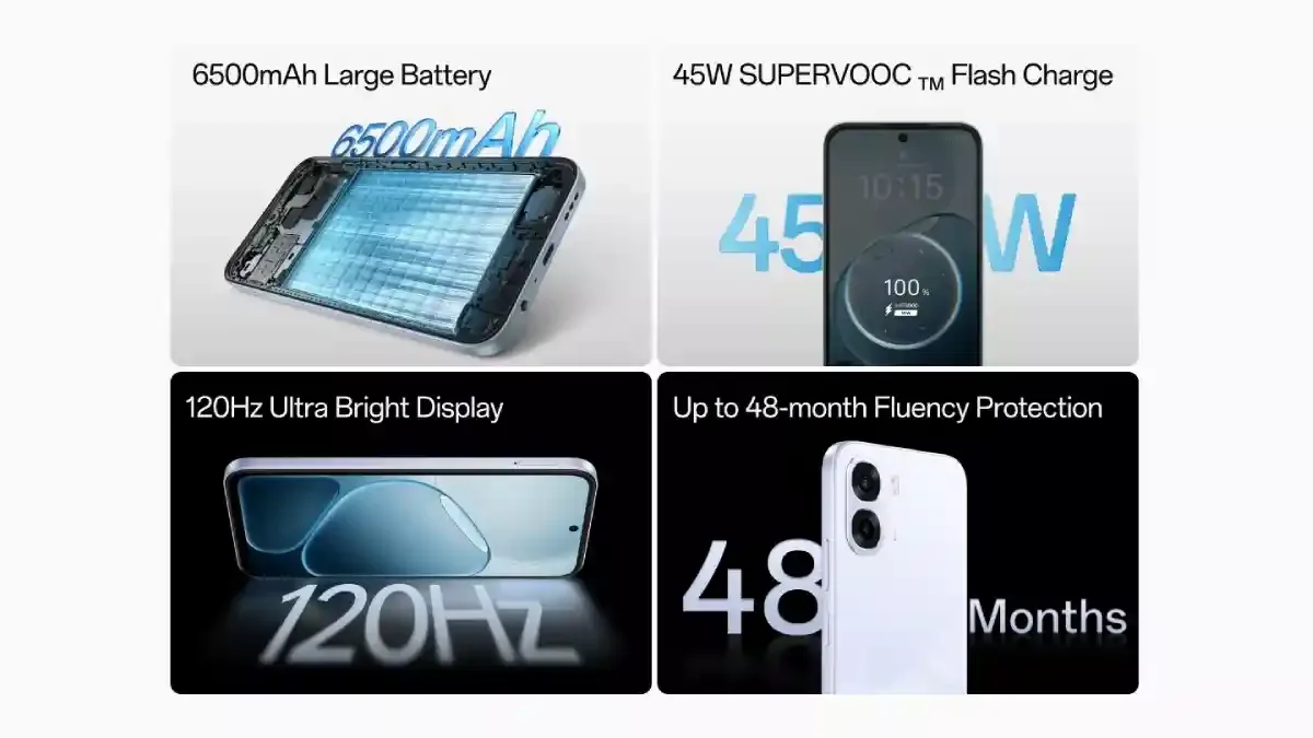 OPPO K14x 5G Bettery